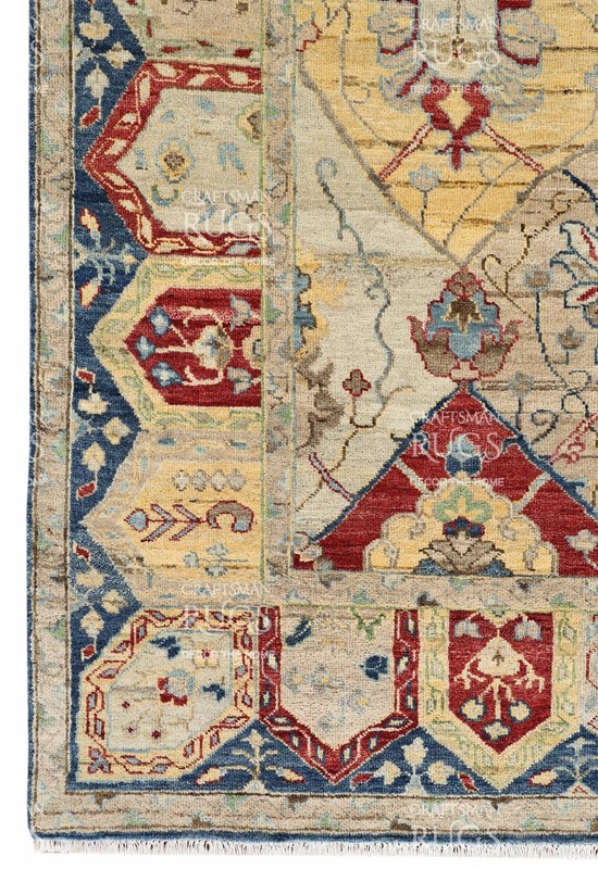 8x10 ft Beige Hand made Traditional Living Area Rugs, Contemporary Floor Carpet gallery