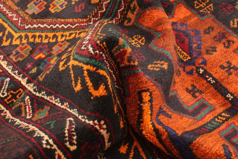 Vintage 3'4" x 5'6" Traditional Hand Knotted Vegetable Dye Wool Area Rug gallery