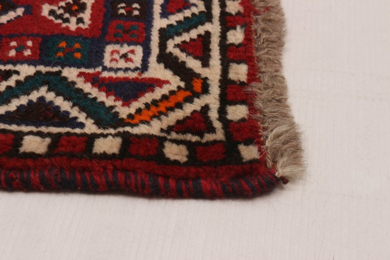 Vintage Hand-Knotted Area Rug 3'7" x 5'1" Traditional Oriental Wool Carpet gallery
