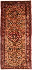 Vintage Golden Beige Oriental Rug Floral Design Kitchen Decor Carpet 3’6X7’9 ft