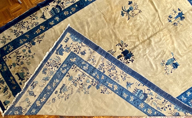 Antique Peking Chinese Carpet , ca. 1900; 8ft. x 11ft. gallery