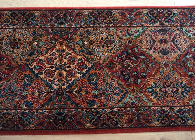 KARASTAN RUG RUNNER MULTICOLOR PANEL KIRMAN #700/717 2'6"x12' gallery