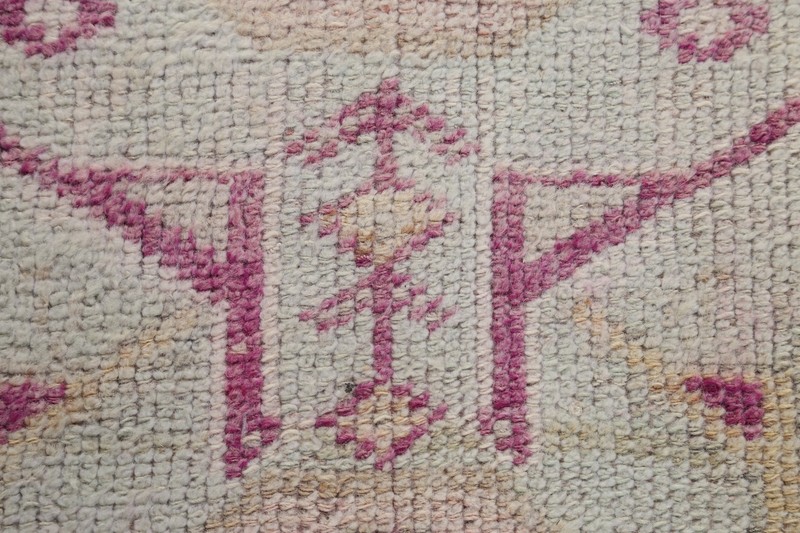 Vintage Geometric Anatolian Turkish Oriental Long Runner Rug Handmade Wool 3x15 gallery