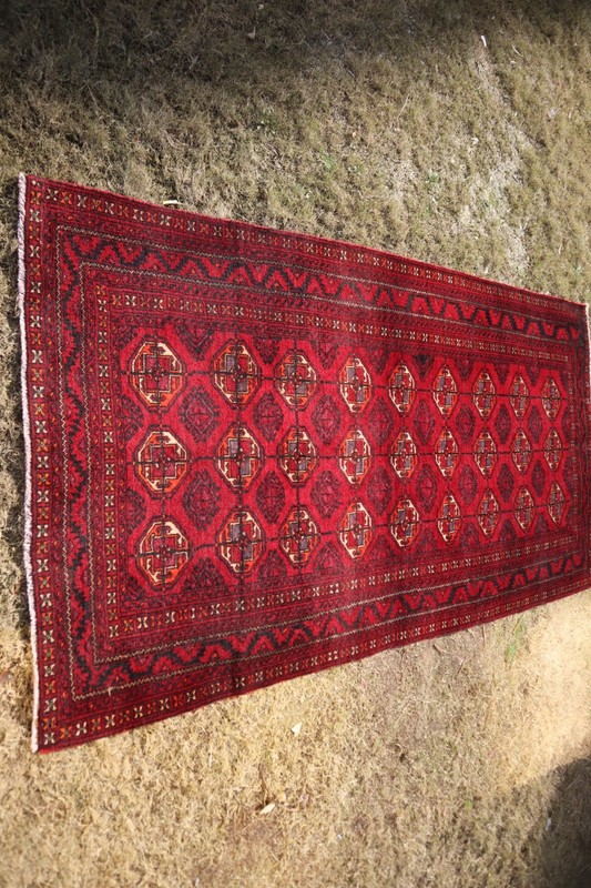 210 X 110 Vintage Stunning Natural Vegetable Dye Afghan Turkoman Morey Bukhara C gallery