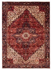 Vintage Hand-Knotted Area Rug 7’8″ x 10’10” Traditional Wool Carpet