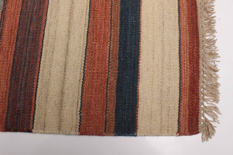 Vintage Hand Woven Area Rug 1'10" x 6'7" Traditional Wool Oriental Carpet gallery