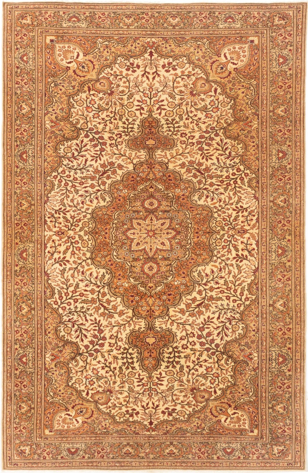 Traditional Vintage Hand-Knotted Area Rug 6'5" x 9'11" Oriental Wool Carpet gallery