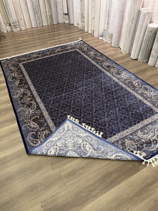 Turkish Pure Silk Rug 7x10 FT Machine Made Luxury Oriental Carpet Handmade Fring gallery