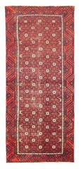 3’2″ x 7’5″ Vintage Hand-knotted Runner Rug Traditional Oriental Wool Carpet