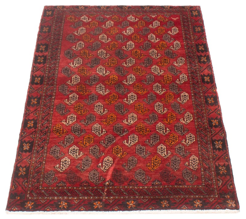 Vintage Hand-Knotted Area Rug 3'6" x 6'6" Traditional Oriental Wool Carpet gallery