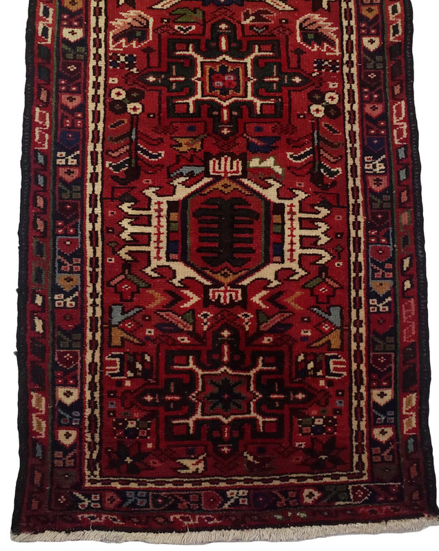 Small Karajeh Red Runner with Multi-Medallion - 2'0" x 6'3" gallery