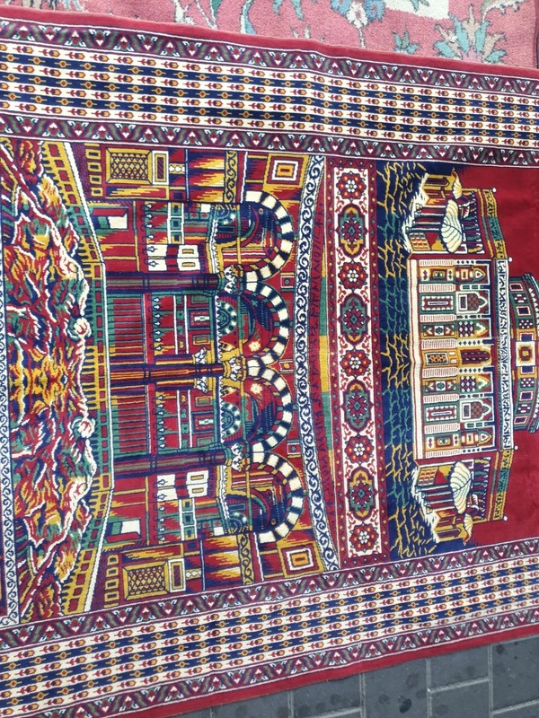 ISLAMIK VINTAGE MACHINE MADE TAPESTRY 190x123-cm gallery