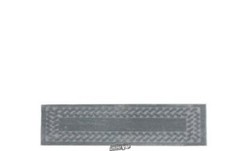 Stoneberry-22″ x 90″ Herringbone Runner Charcoal Non-Skid Latex