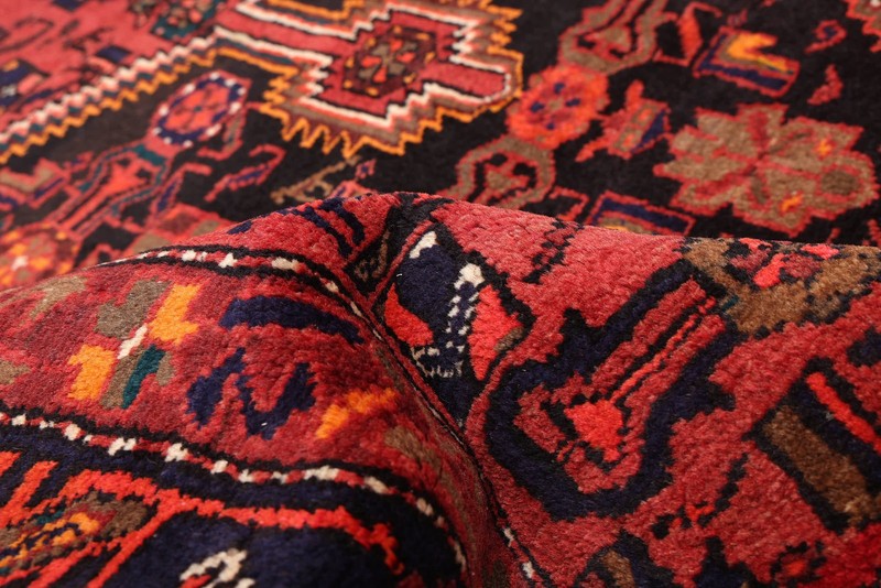 Vintage Hand-Knotted Carpet 4'11" x 9'10" Traditional Oriental Wool Area Rug gallery