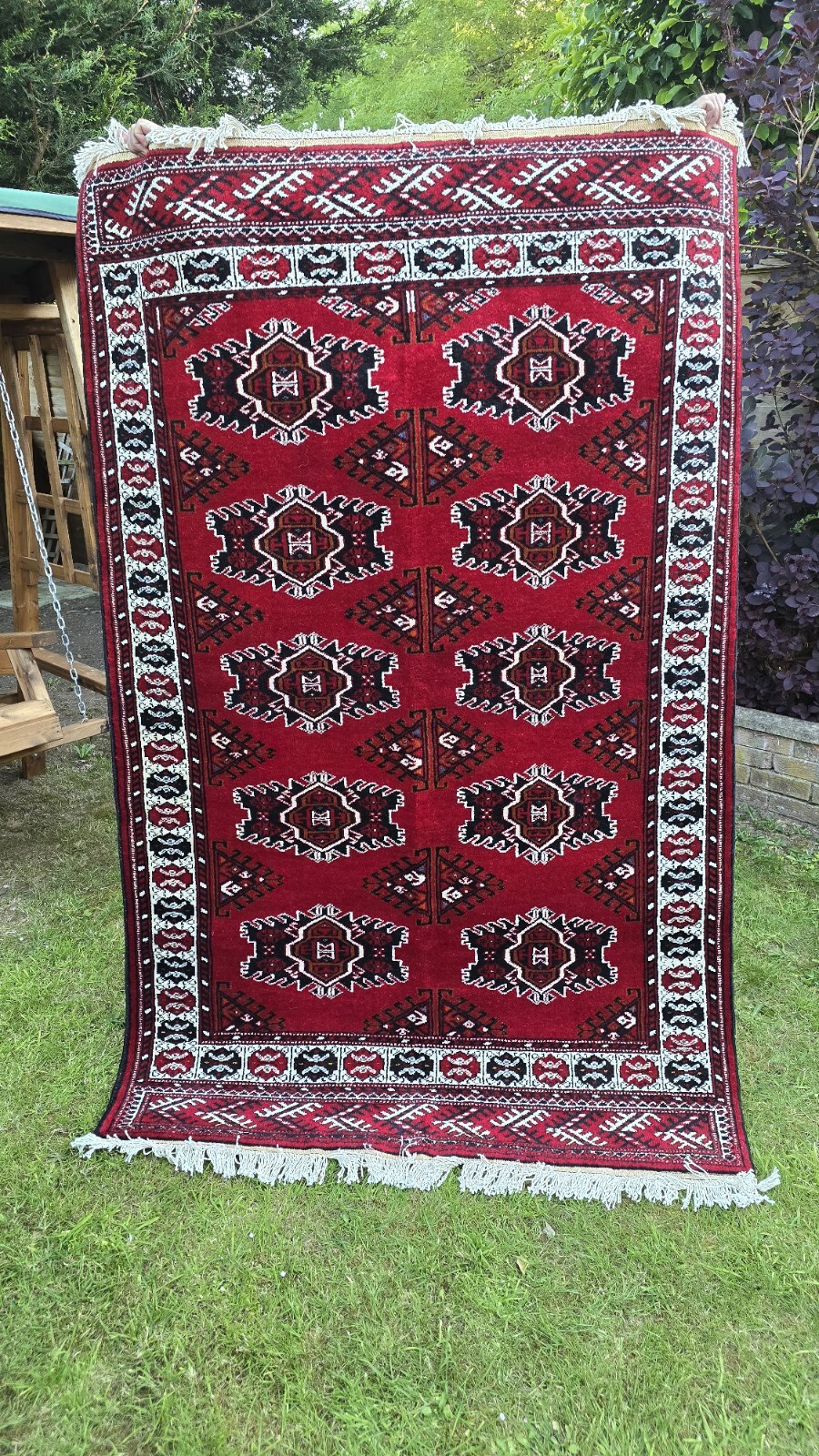 Turkoman Rug 135 CM X 210 CM Hand Woven Oriental Carpet Tribal Rug gallery