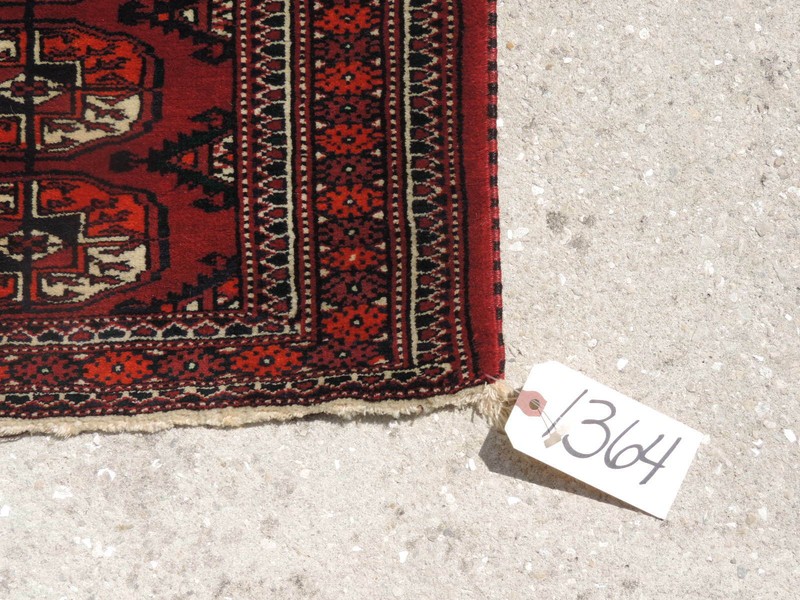 2x3ft. Handmade Turkoman Wool Rug gallery