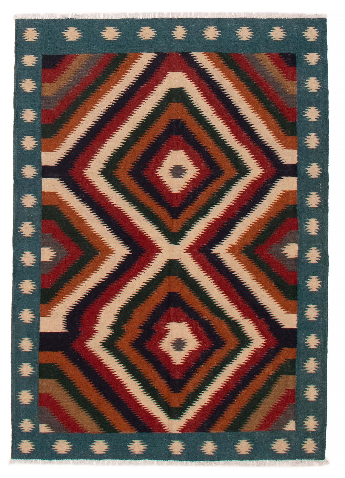 Vintage 4'9" x 6'7" Traditional Wool Hand Woven Oriental Area Rug gallery
