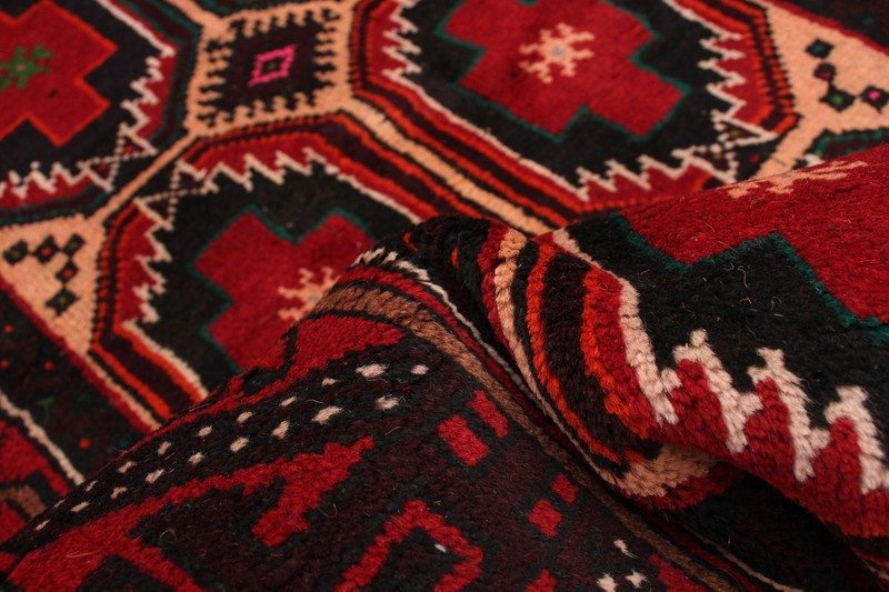 Vintage 3'1" x 6'3" Traditional Hand Knotted Vegetable Dye Wool Area Rug gallery