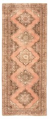 Vintage Hand-Knotted Carpet 4’9″ x 12’6″ Traditional Oriental Wool Area Rug