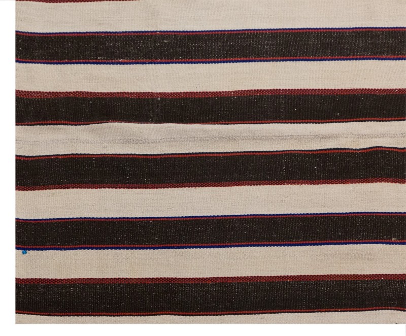 One-of-a-Kind Minimalist Turkish Kilim Rug 235x300 cm | 7.7x9.8 ft | 60+ Yr gallery