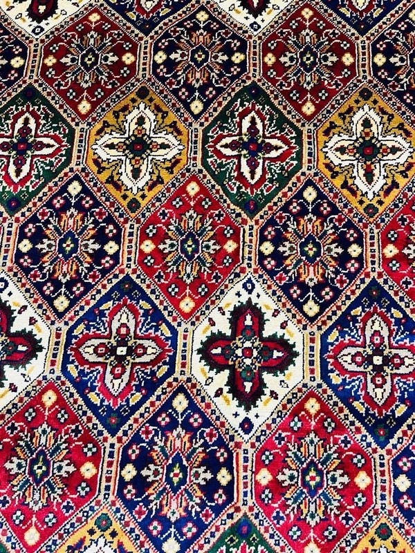Exquisite Naqsha Kashi Hand-Knotted Rug (9.7 x 6.5 ft) gallery