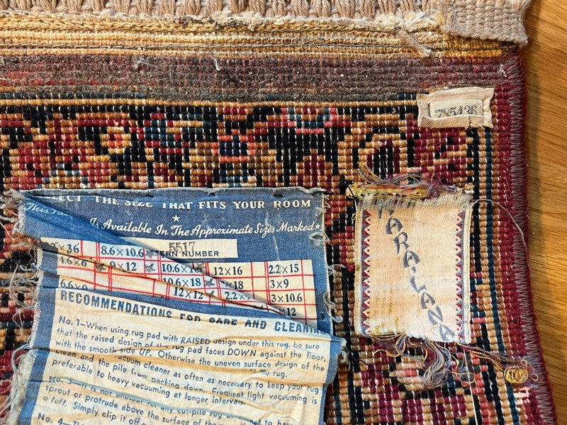 Karastan Rare Vintage Wool Rug Pattern Number 5517 ~ 2ft 1.75in X 4ft 10.5in gallery