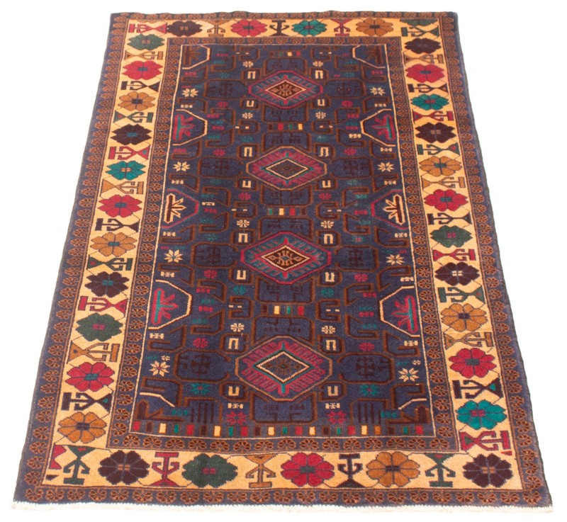 Traditional Vintage Hand-Knotted Area Rug 3'7" x 6'3" Oriental Wool Carpet gallery