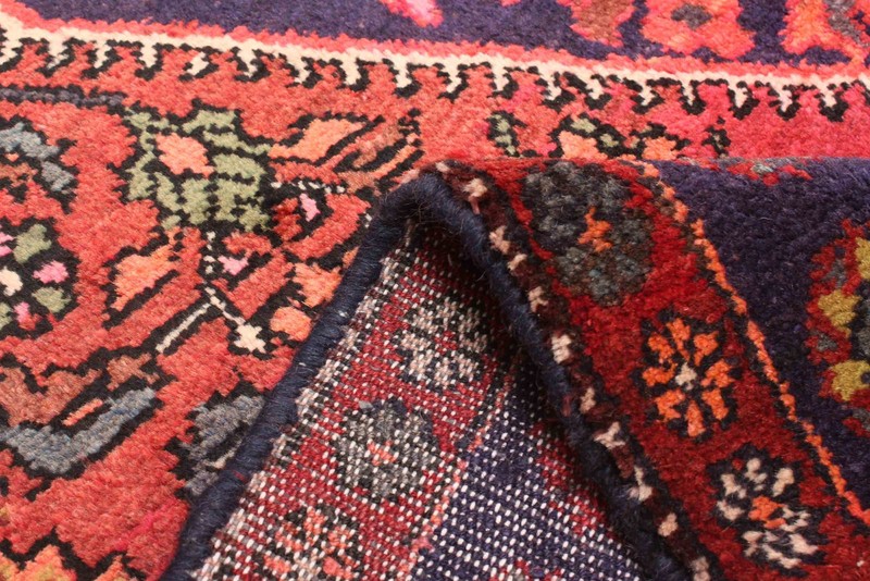 Vintage Hand-Knotted Area Rug 4'3" x 8'2" Traditional Wool Carpet gallery