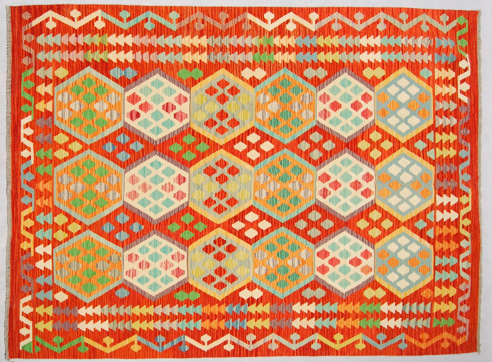 Kilim Kaudani Lana Hand Made In Afganistan 242x180 CM (Galleriafarah1970) gallery