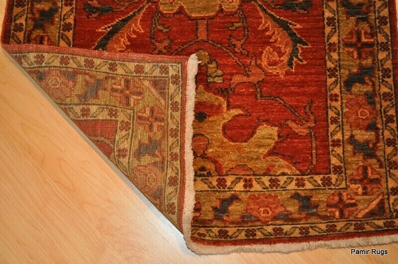 _HALL_RUNNER_RUG_9' FT. hall-runner rust, orange, grey army green mahogany heriz gallery
