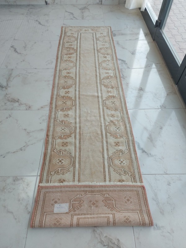 3x10 Antique Runner Rug Turkish Carpet Rug Natural Corridor Rug Oriental Rug gallery