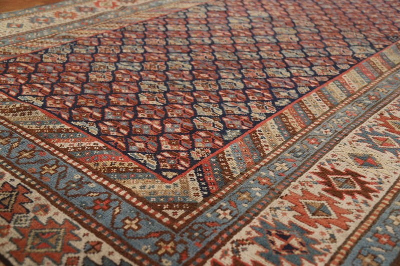 Pre-1900 Antique Vegetable Dye Russian Kazak Oriental Handmade Runner Rug 5x13 gallery