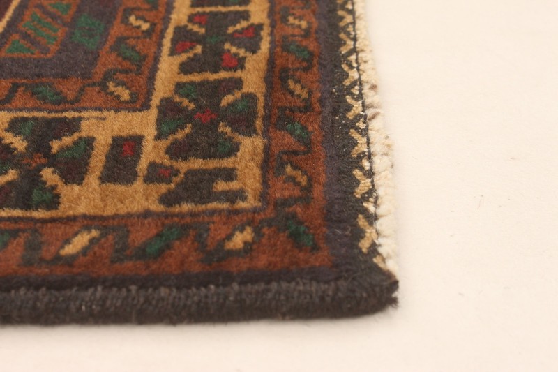 Vintage Hand-Knotted Area Rug 3'4" x 6'7" Traditional Oriental Wool Carpet gallery
