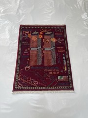 #792. War rug Afghan War Rug Wool Rug Beautifully Made Mini War Rug 86×65 cm