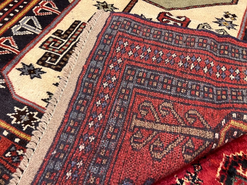 COLLECTRS' ITEM Antique Tribal Natural Vegetable Dye Caucasian Kazak Carpet gallery