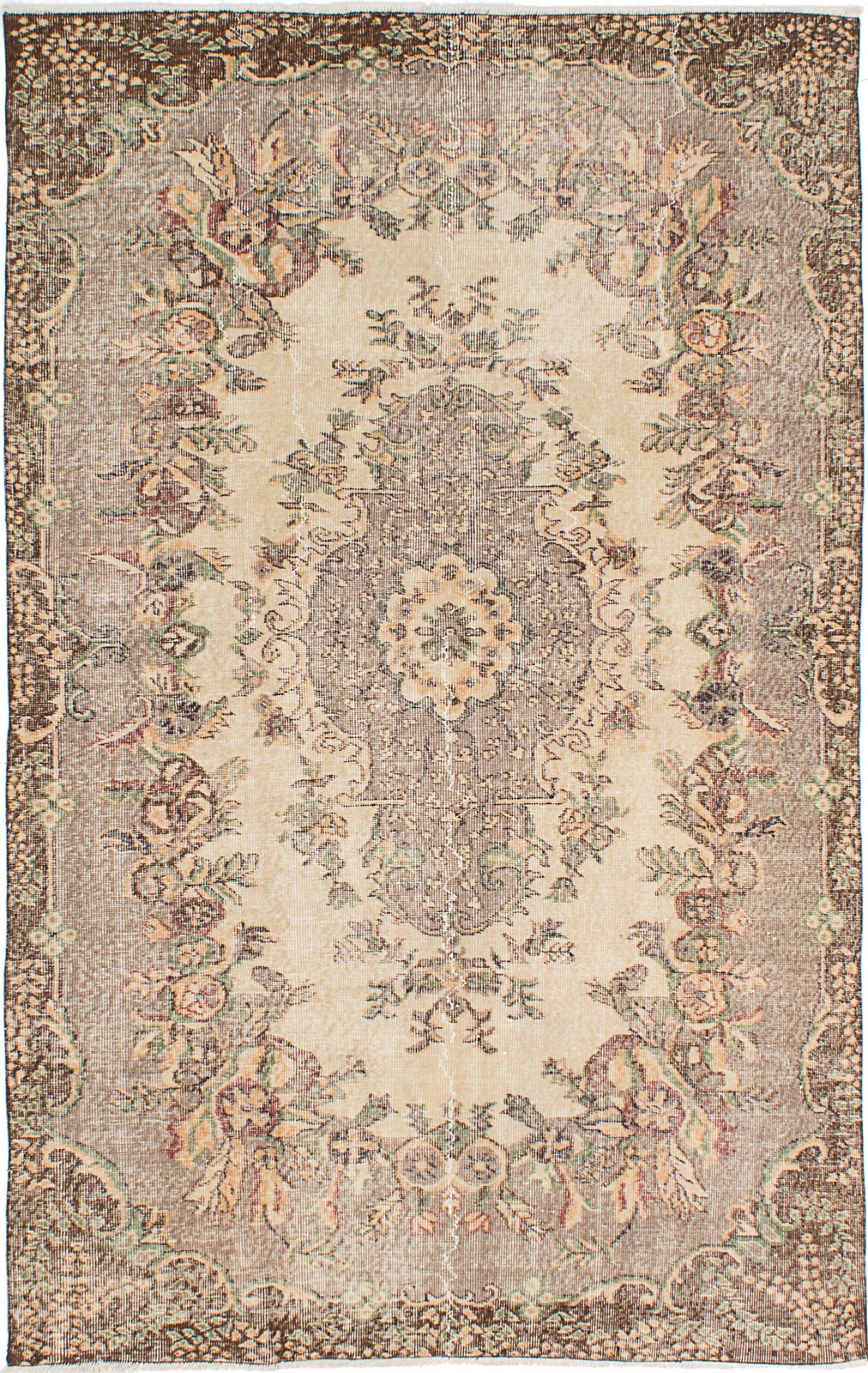 Vintage 5'4" x 8'7" Traditional Hand Knotted Vegetable Dye Wool Area Rug gallery