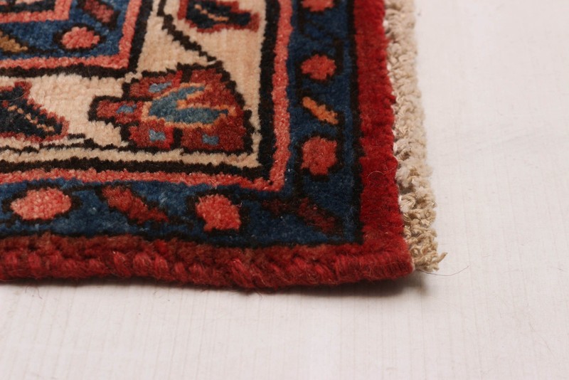 3'3" x 9'10" Vintage Hand-knotted Runner Rug Traditional Oriental Wool Carpet gallery