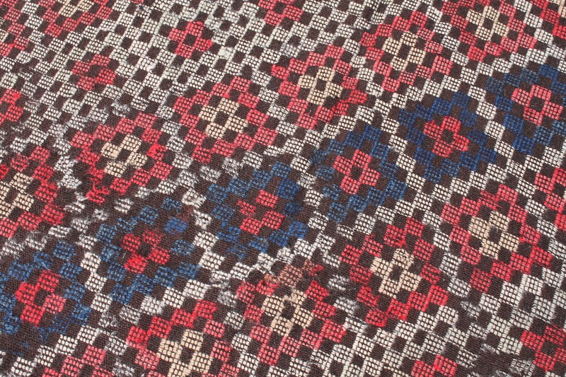 Turkish Kilim Rug 58''x73'' Handwoven Adana Cicim Kilim 150x186cm Primitive Rug gallery