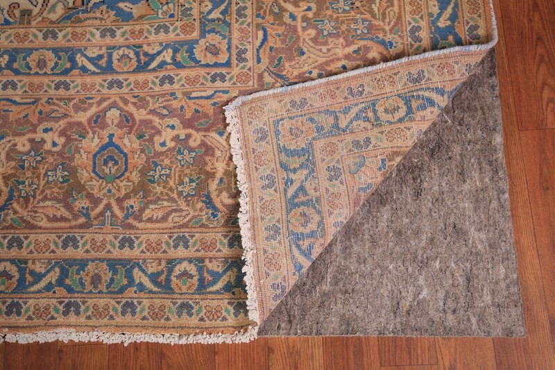 Rust Wool Floral Najafabad Vintage Rug 10x13 Hand-knotted Living Room Carpet gallery