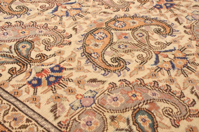 Vintage Hand-Knotted Carpet 6'4" x 9'5" Traditional Oriental Wool Area Rug gallery