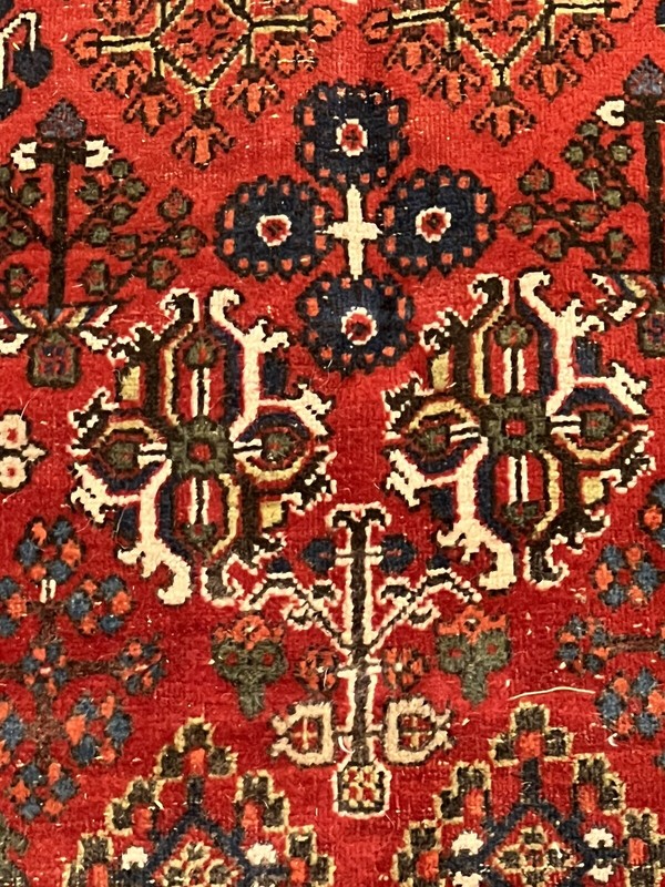 7.8x10.11 Distressed vintage Joshegan rug. Professionally Washed Low Pile. gallery
