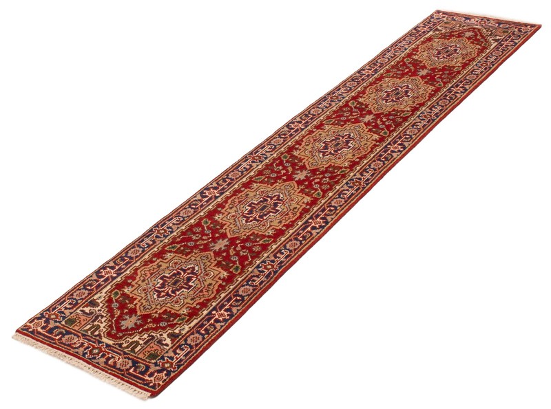 Vintage Hand-knotted Runner Rug 2'5" x 11'7" Traditional Oriental Wool Carpet gallery