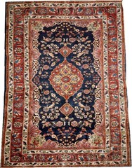 An Antique Sensational Genuine Sarouk Rug