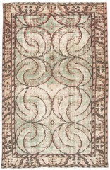 Traditional Vintage Hand-Knotted Area Rug 6’4″ x 9’7″ Oriental Wool Carpet