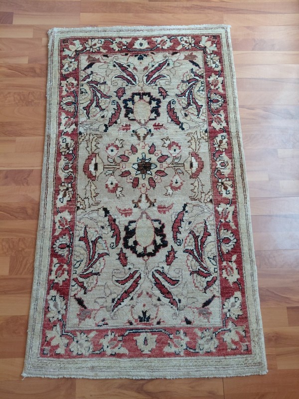 Real Oushak Vintage Rug Traditional Handmade Decor Rug Bath Wool Rug gallery