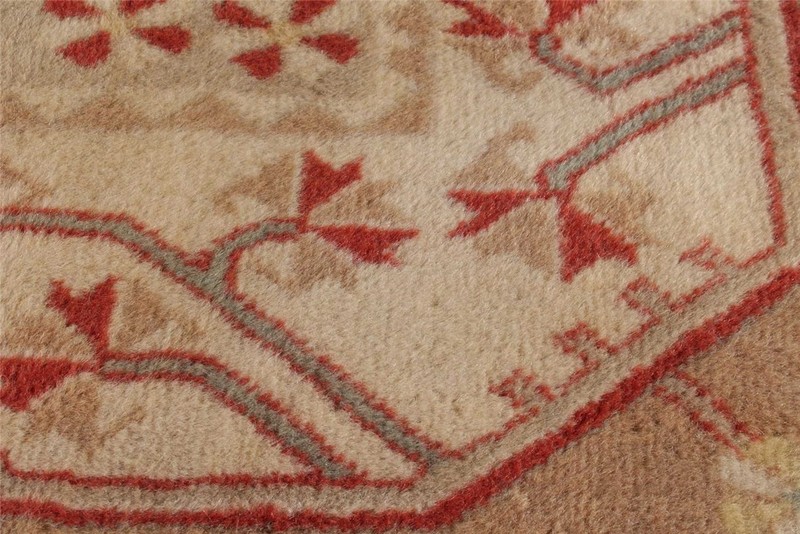 Vintage 4'2" x 6'4" Traditional Hand Knotted Vegetable Dye Wool Area Rug gallery