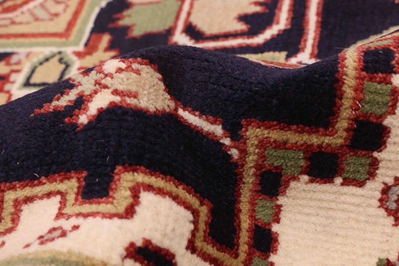 Vintage Geometric Area Rug 9'11" x 13'9" Traditional Hand-Knotted Wool Carpet gallery