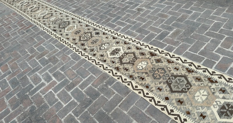 3x32 ft Handwoven Long Afghan Khudrange Oriental Entryway Tribal Wool Area Rug gallery