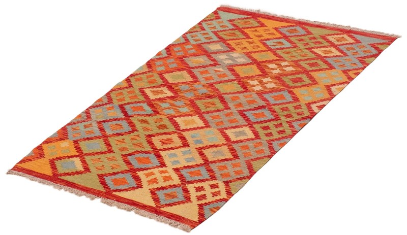 Vintage 3'2" x 5'0" Traditional Wool Hand Woven Oriental Area Rug gallery