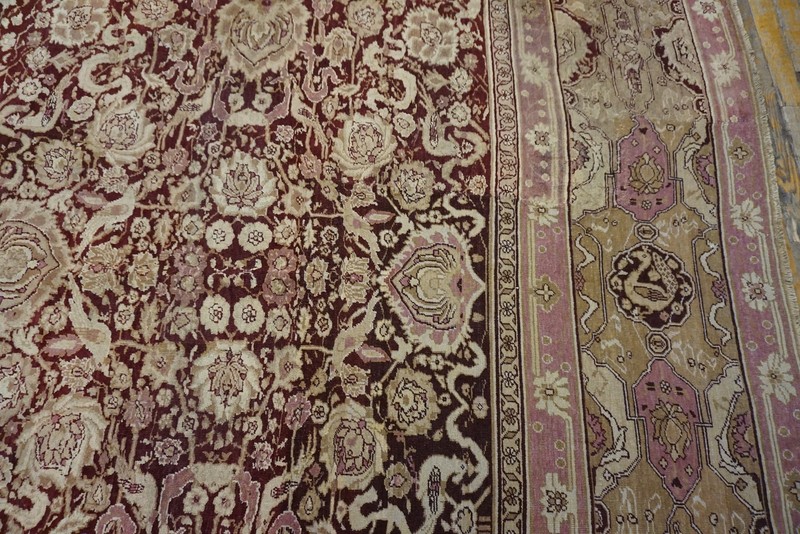 15X17 Antique Indian Agra Wool Area Rug gallery